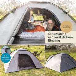 Skandika Dale 4 Sleeper Koepeltent -Merkloos Winkel 8db39a64c2b73c0c