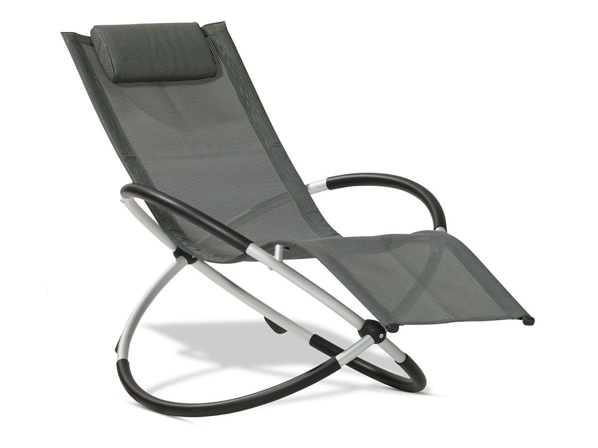 FlinQ Aura Opvouwbare Loungestoel - Antraciet 1 FlinQ Aura Opvouwbare Loungestoel - Antraciet