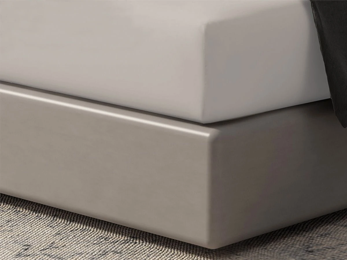 DoubleDry Home 140 X 200 Cm Hoeslaken - Taupe 2 DoubleDry Home 140 X 200 Cm Hoeslaken - Taupe - Afbeelding 2