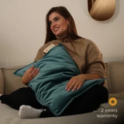 Pleafs Warmtekussen Plush 45x60cm - Wedgewood -Merkloos Winkel 9153c8470cad669d