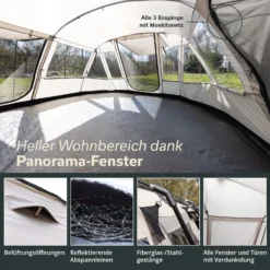 Skandika Nordland Sleeper 6 Tunneltent -Merkloos Winkel 938a04704bdbe12f