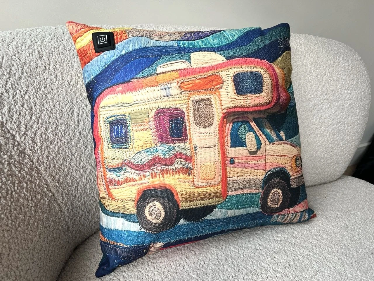 Merkloos Warmpi Warmtekussen - Retro Camper 3 Merkloos Warmpi Warmtekussen - Retro Camper - Afbeelding 3