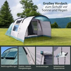 Skandika Hafslo 4 Sleeper Protect Tunneltent -Merkloos Winkel 95c8558fb28d236e