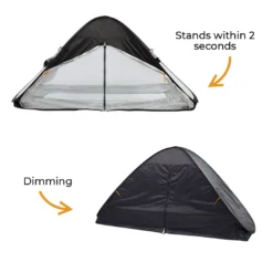 Deryan Luxe Pop Up Zwart Bedtent Klamboe 7 Deryan Luxe Pop Up Zwart Bedtent Klamboe -Merkloos Winkel 99531f469b424a71