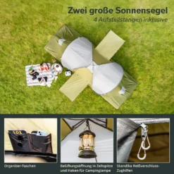 Skandika Hammerfest 6 Protect Koepeltent - Grey/Green -Merkloos Winkel 9cf6d6a6ba882a90