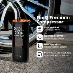 FlinQ Draagbare Luchtcompressor - Black/Orange -Merkloos Winkel 9feefa0c43c8b5f4