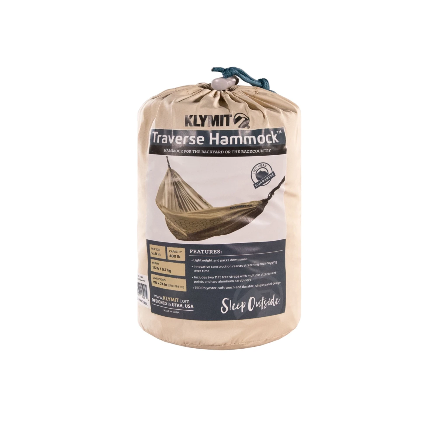 Merkloos Klymit Travers Double Hangmat 2 Merkloos Klymit Travers Double Hangmat - Afbeelding 2