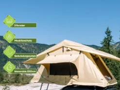 OutdoorU Expedition 4 Personen Daktent - Groen 7 OutdoorU Expedition 4 Personen Daktent - Groen -Merkloos Winkel a6a917a8fdedaaa2