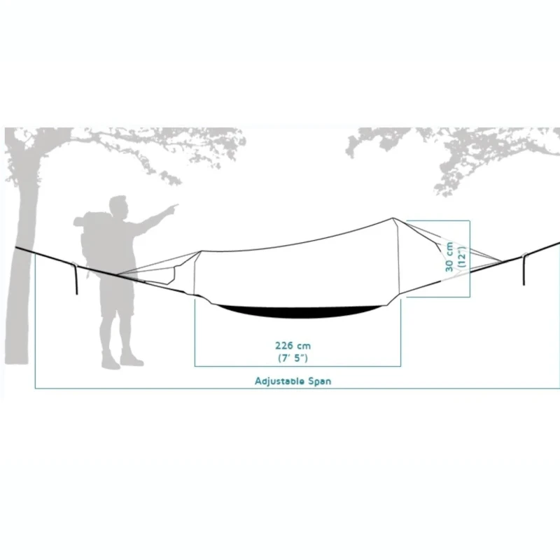 Merkloos Crua Outdoors Hybrid Shelter Bivi Tent 3 Merkloos Crua Outdoors Hybrid Shelter Bivi Tent - Afbeelding 3