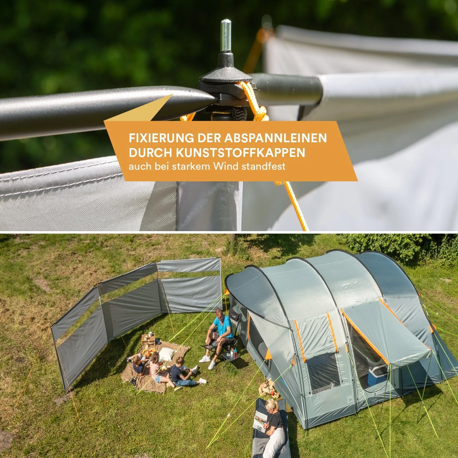 Skandika Bora 6 Meter Windscherm 4 Skandika Bora 6 Meter Windscherm - Afbeelding 4