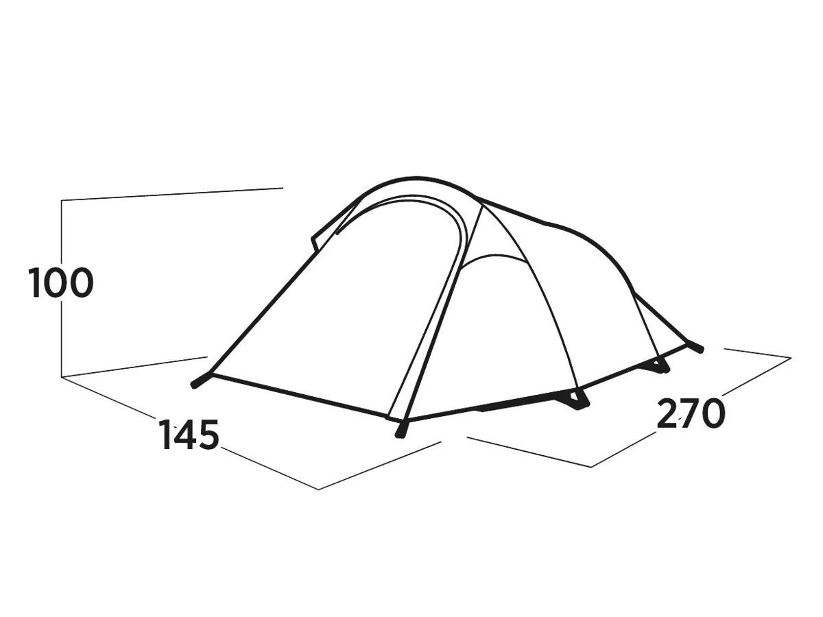 Easy Camp Reindal 2 Tunneltent 2 Easy Camp Reindal 2 Tunneltent - Afbeelding 2