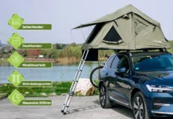 OutdoorU Compact 2-persoons Daktent - Grey 8 OutdoorU Compact 2-persoons Daktent - Grey -Merkloos Winkel b0ec51530ac68723