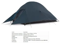 Naturehike Cloud Up 3 Upgraded Koepeltent 9 Naturehike Cloud Up 3 Upgraded Koepeltent -Merkloos Winkel b103a549fa829ed6