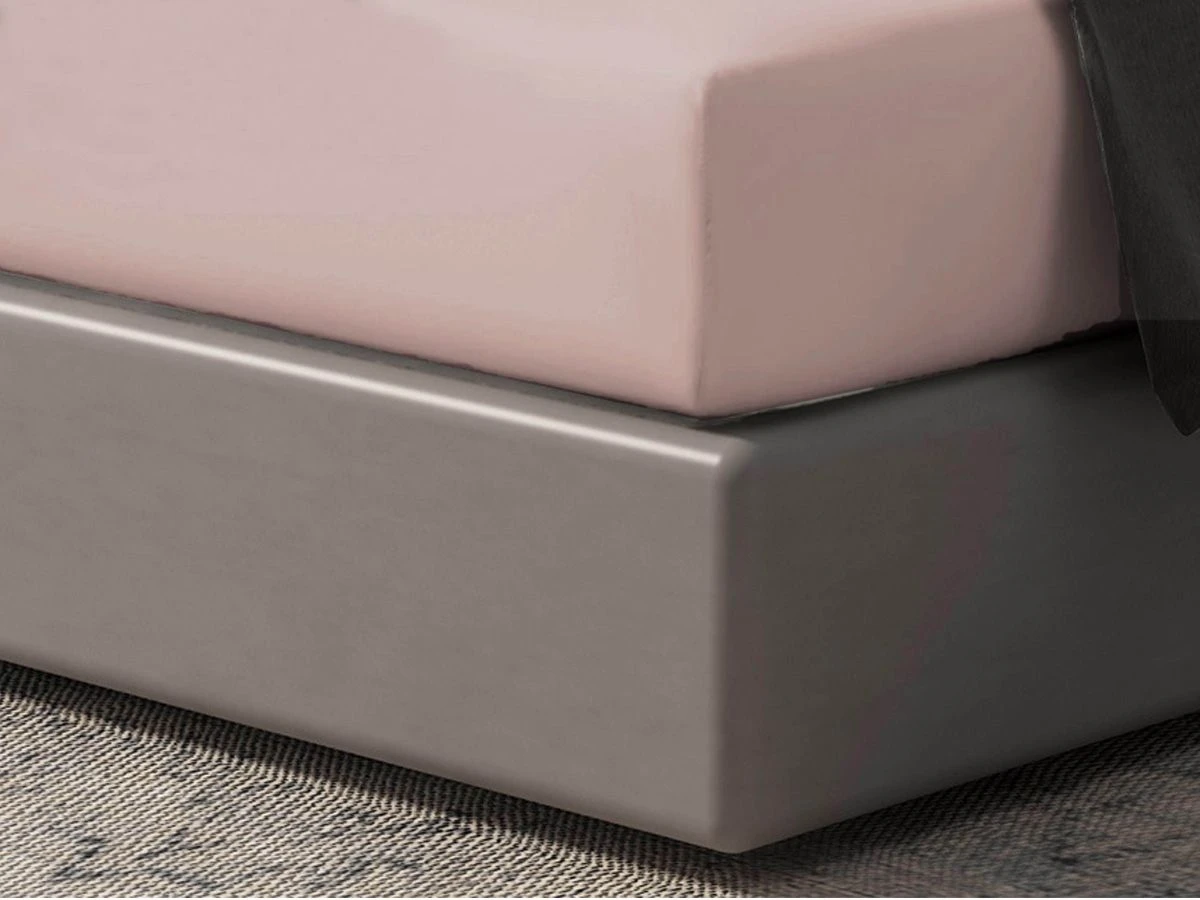 DoubleDry Home 140 X 200 Cm Hoeslaken - Perzik 2 DoubleDry Home 140 X 200 Cm Hoeslaken - Perzik - Afbeelding 2