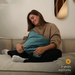 Pleafs Warmtekussen Plush 45x45cm - Wedgewood -Merkloos Winkel b3049effb1aea9ab