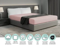 DoubleDry Home 180 X 200 Cm Hoeslaken - Peach 9 DoubleDry Home 180 X 200 Cm Hoeslaken - Peach -Merkloos Winkel b5702bed0d78d0d9