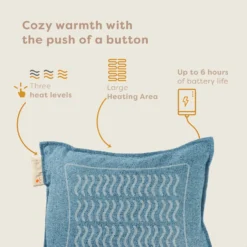 Pleafs Warmtekussen Nomad 45x60cm - Shadow Blue -Merkloos Winkel b6a0a3fe02d8805b