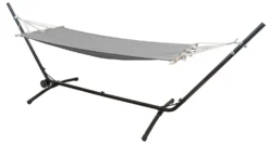 AMANKA 335 X 100 Cm Hangmat Met Frame - Grey