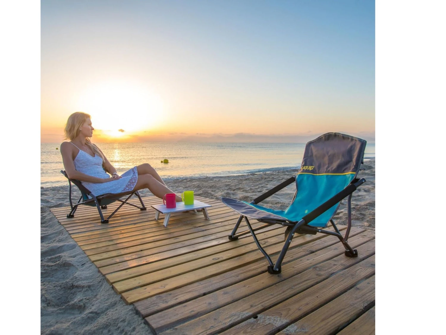 Uquip Set Sandy Strandstoel - Set Van 2 4 Uquip Set Sandy Strandstoel - Set Van 2 - Afbeelding 4