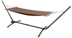 AMANKA 335 X 100 Cm Hangmat Met Frame - Brown