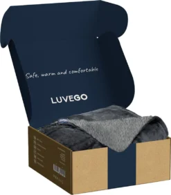 Luvego Fleece/sherpa Elektrische Deken - Dark Blue 11 Luvego Fleece/sherpa Elektrische Deken - Dark Blue -Merkloos Winkel be3afe51203af06f