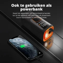 FlinQ Draagbare Luchtcompressor - Black/Orange -Merkloos Winkel beb13afd6c9e19cf