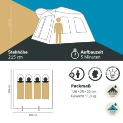 Skandika Hognes 4 Protect Quick-Start Dagtent 11 Skandika Hognes 4 Protect Quick-Start Dagtent -Merkloos Winkel bf9b7afc0ce110cb