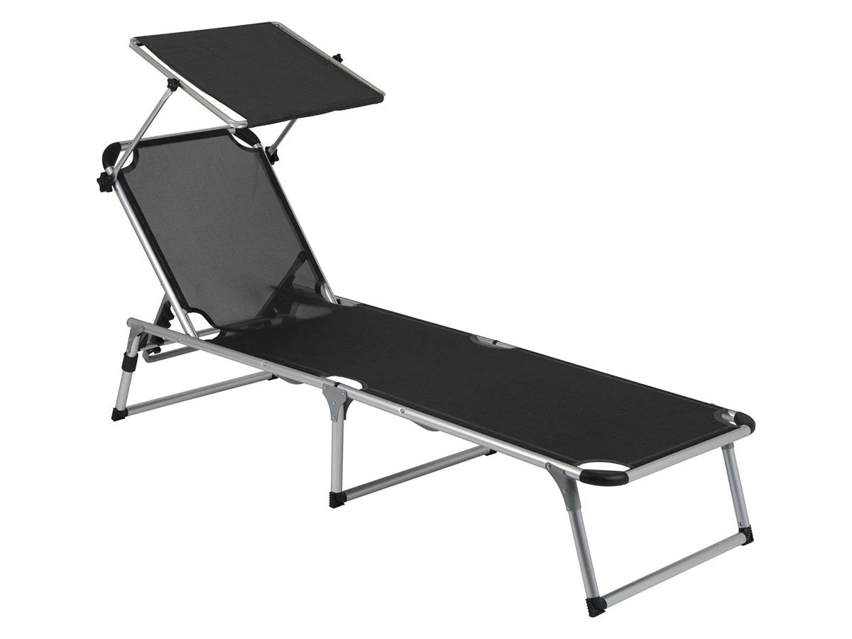 Bo-Camp Ligbed Met Zonnescherm 1 Bo-Camp Ligbed Met Zonnescherm