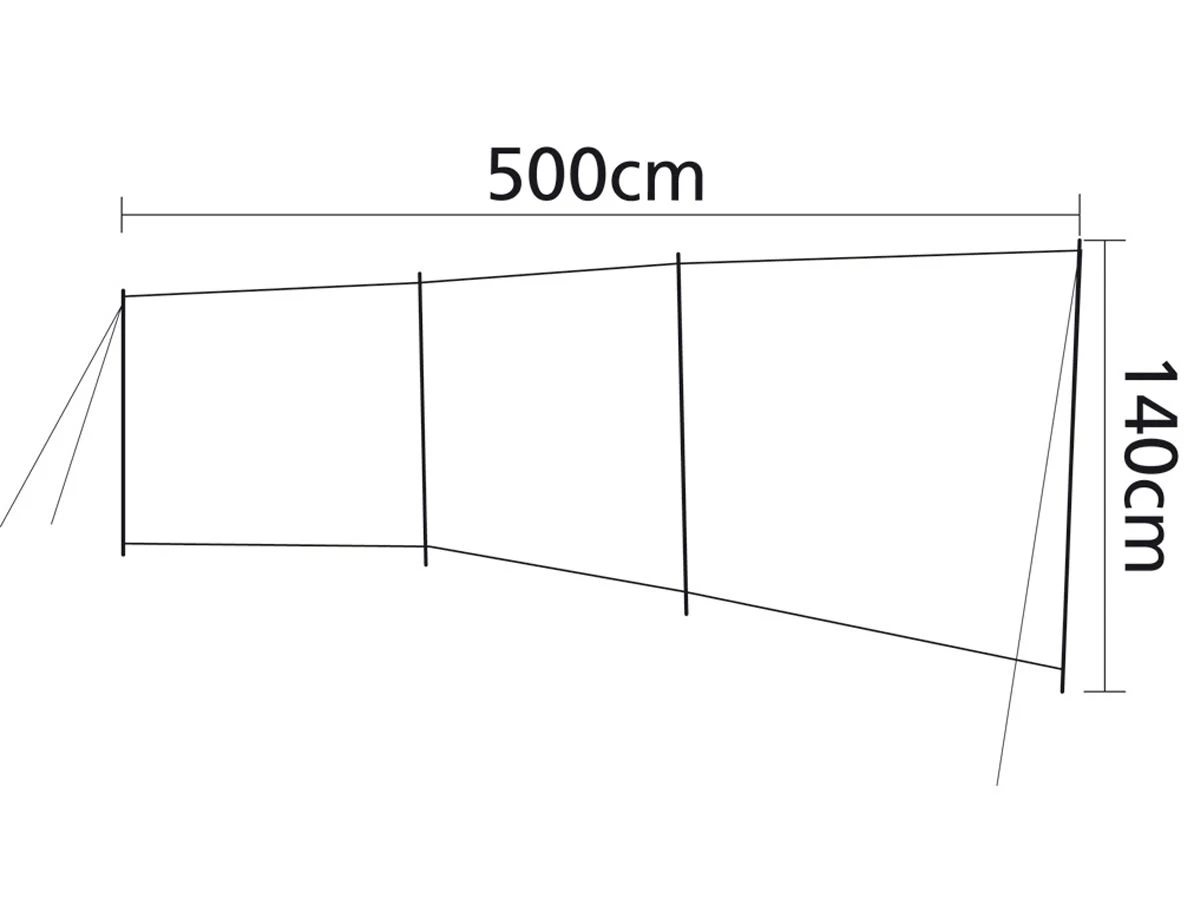 Bo-Camp Dennis Windscherm 5 Bo-Camp Dennis Windscherm - Afbeelding 5