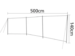 Bo-Camp Caira Windscherm -Merkloos Winkel bo camp dennis windscherm 5 ecommerce