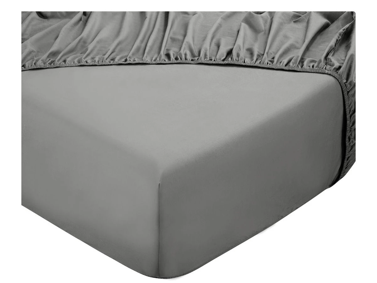 DoubleDry Home 140 X 200 Cm Hoeslaken - Grijs 1 DoubleDry Home 140 X 200 Cm Hoeslaken - Grijs