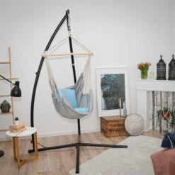 AMANKA Hangstoel Met 2 Kussen En Hangstoelframe -Merkloos Winkel c8c36cd1a320ff5b