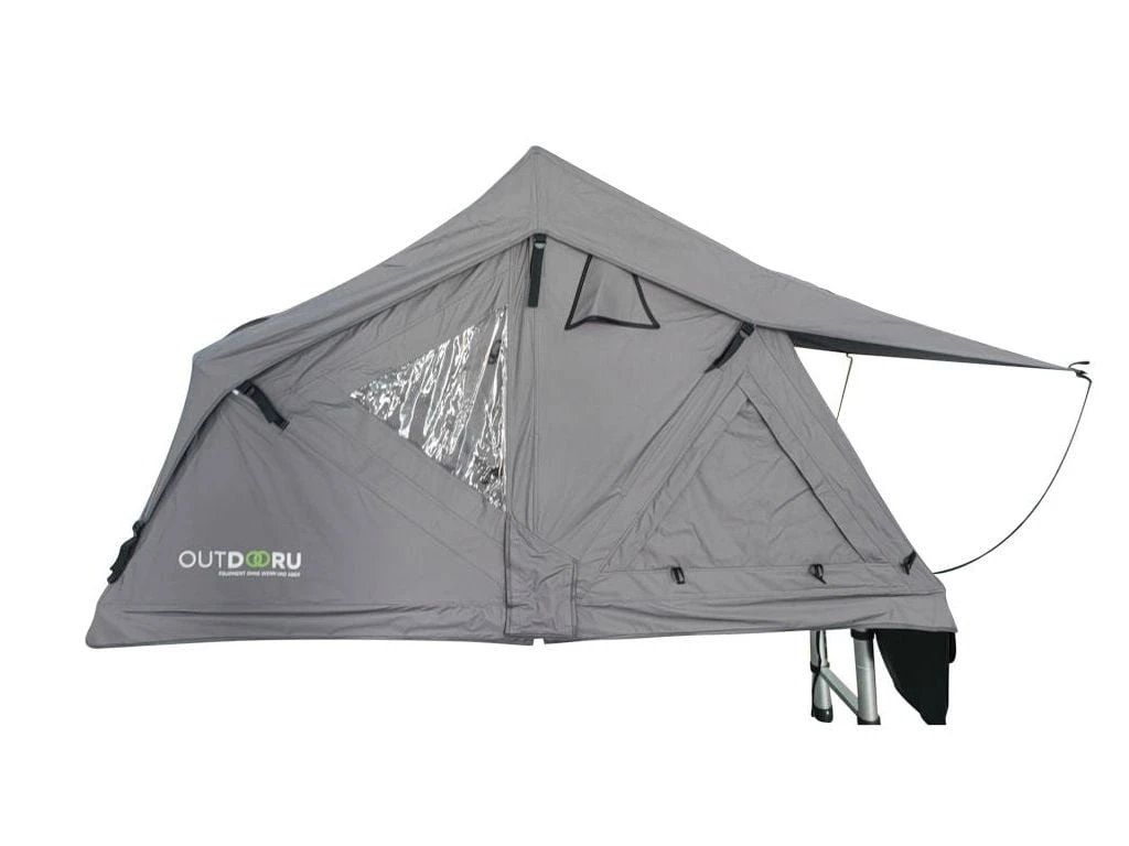 OutdoorU Compact 2-persoons Daktent - Grey 1 OutdoorU Compact 2-persoons Daktent - Grey