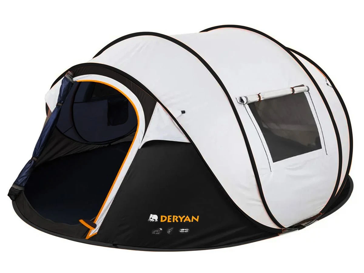 Deryan 4-persoons 2000MM Luxe Pop Up Tent 1 Deryan 4-persoons 2000MM Luxe Pop Up Tent