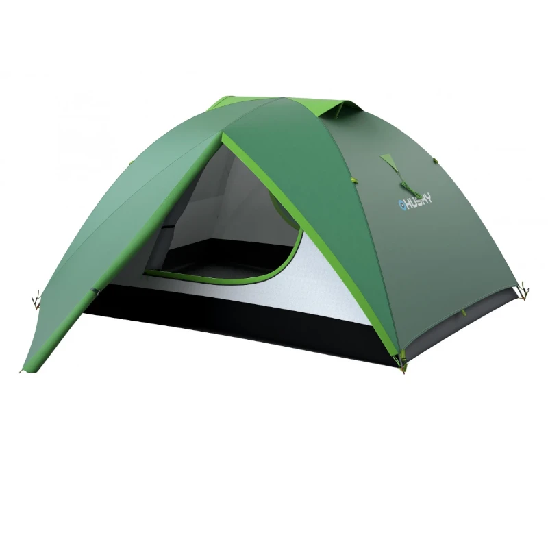 Husky Burton 2-3 Extreem Lichtgewicht Tent - Green 2 Husky Burton 2-3 Extreem Lichtgewicht Tent - Green - Afbeelding 2