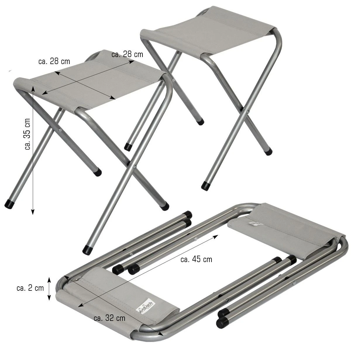 AMANKA 120x60 Bamboe Design Kampeertafel Met 4 Krukjes 4 AMANKA 120x60 Bamboe Design Kampeertafel Met 4 Krukjes - Afbeelding 4