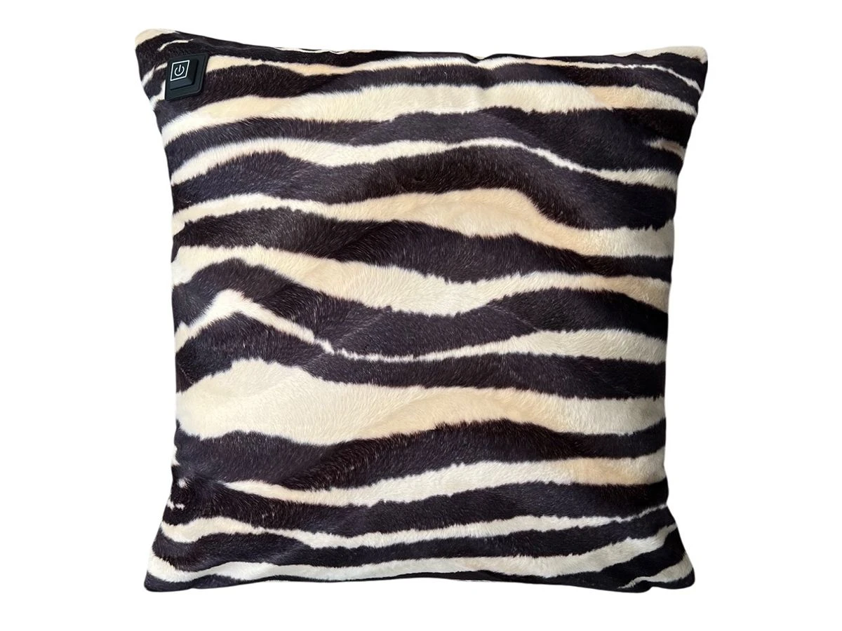 Merkloos Warmpi Verwarmd Sierkussen - Zebra 1 Merkloos Warmpi Verwarmd Sierkussen - Zebra