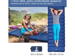 Hikr® 10cm+ Slaapmat - Blue 8 Hikr® 10cm+ Slaapmat - Blue -Merkloos Winkel dcde4e744c0112f6