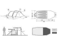 Robens Voyager 3 EXP Tunneltent -Merkloos Winkel f1cfb28ea35b3c96