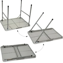 AMANKA 80x60 Lichtgewicht Aluminium Kampeertafel -Merkloos Winkel f2405b8efff670b9