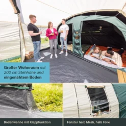 Skandika Hafslo 5 Sleeper Protect Tunneltent -Merkloos Winkel f639912e97998ce1
