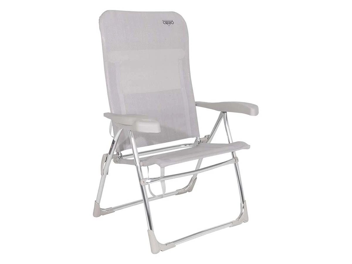 Crespo AL-206 Light Grey Strandstoel 1 Crespo AL-206 Light Grey Strandstoel