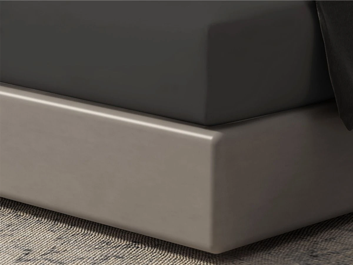 DoubleDry Home 140 X 200 Cm Hoeslaken - Antraciet 2 DoubleDry Home 140 X 200 Cm Hoeslaken - Antraciet - Afbeelding 2