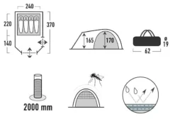 High Peak Tessin 4 Koepeltent 7 High Peak Tessin 4 Koepeltent -Merkloos Winkel high peak tessin 4 blauw 4 ecommerce