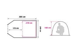 Obelink Low Crest 4 Tunneltent 15 Obelink Low Crest 4 Tunneltent -Merkloos Winkel low crest floor plan 4 ecommerce