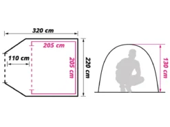 Obelink London 3 Koepeltent -Merkloos Winkel obelink london 3 floor plan ecommerce