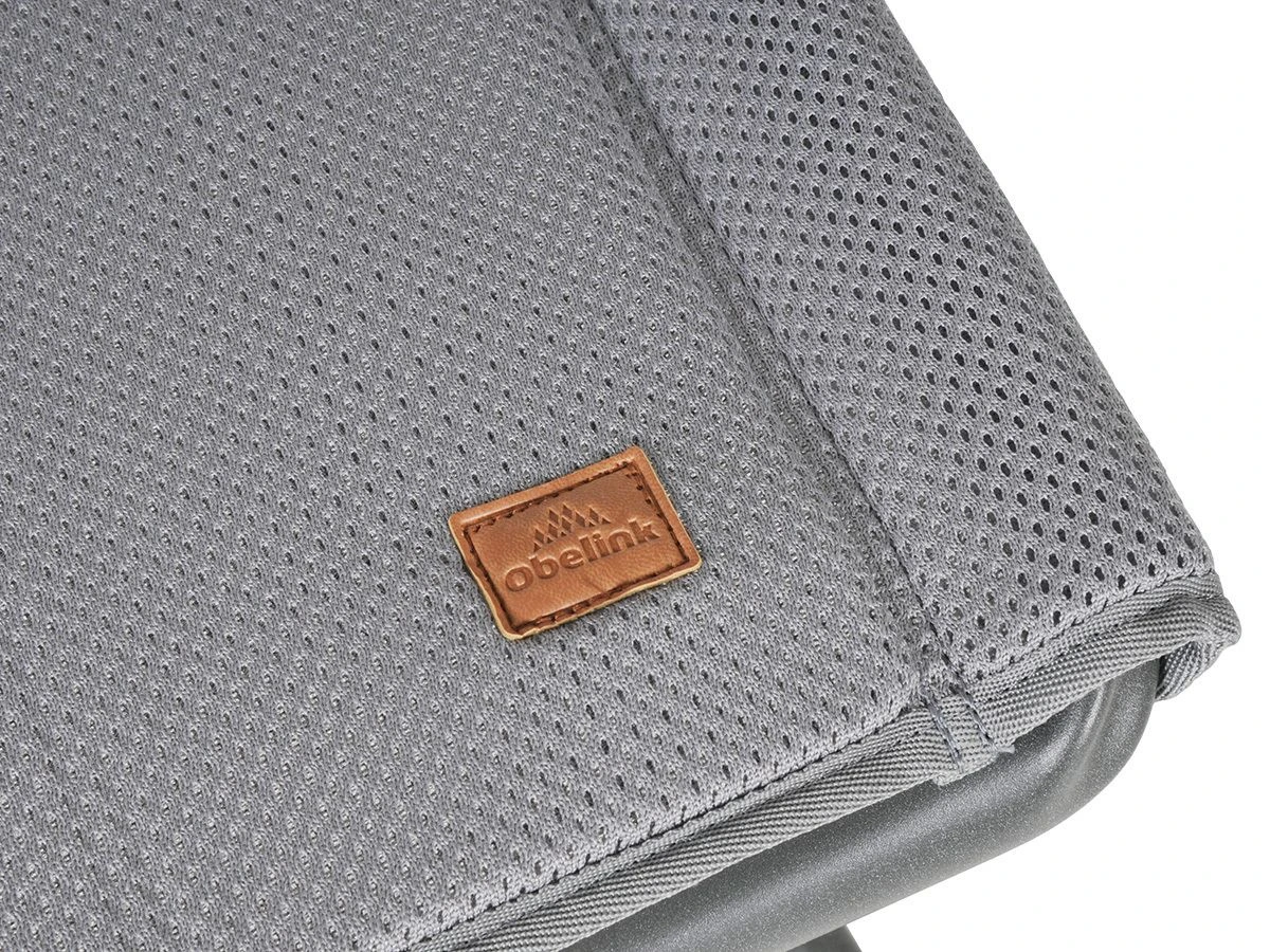 Obelink Queen Luxe 3D Grey Voetenbank 2 Obelink Queen Luxe 3D Grey Voetenbank - Afbeelding 2