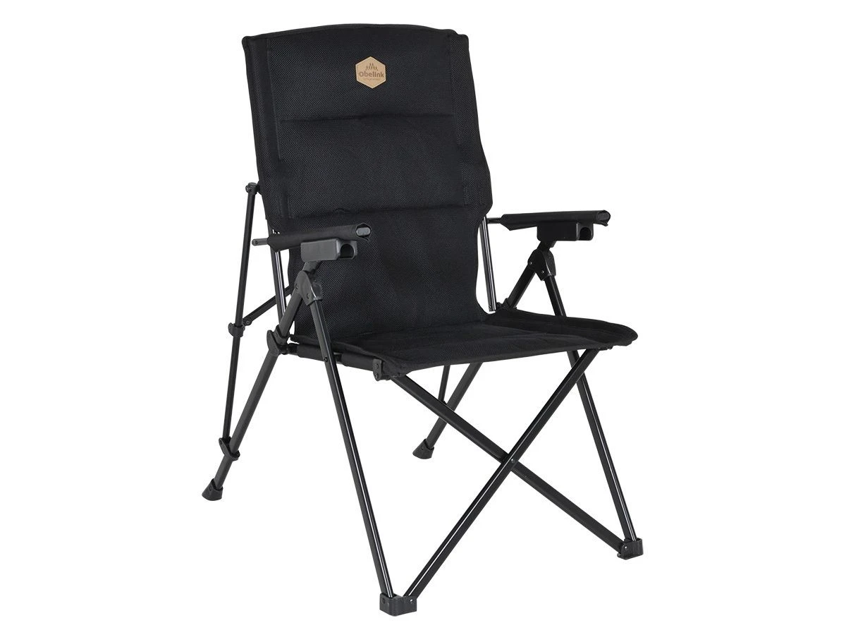 Obelink Sevilla 3D Verstelbare Vouwstoel - Black 1 Obelink Sevilla 3D Verstelbare Vouwstoel - Black