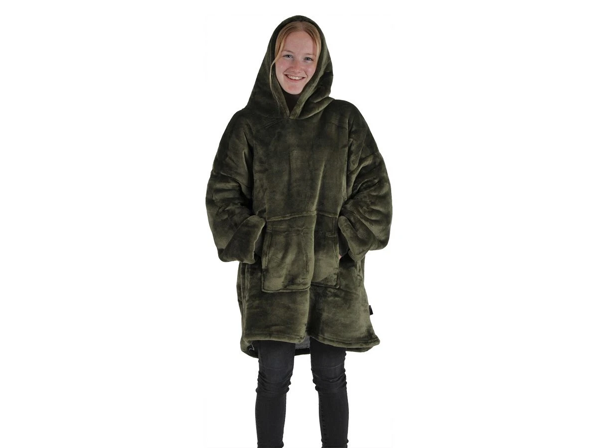 Unique Living Oversized Hoodie - Deep Green 2 Unique Living Oversized Hoodie - Deep Green - Afbeelding 2
