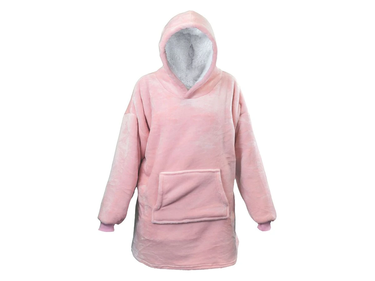 Unique Living Oversized Hoodie - Old Pink 1 Unique Living Oversized Hoodie - Old Pink